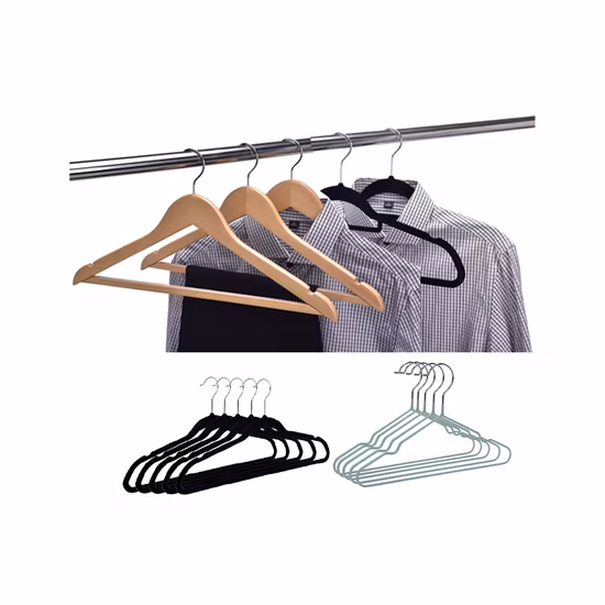 Wholesale Wooden Clothes Hanger Custom Wood Garment Hangers for Cloths Best Selling 2021